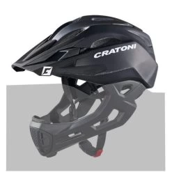 Casque Intégral Cratoni C-Maniac - Noir Matt -Vélo Soldes casque integral cratoni c maniac noir matt 1