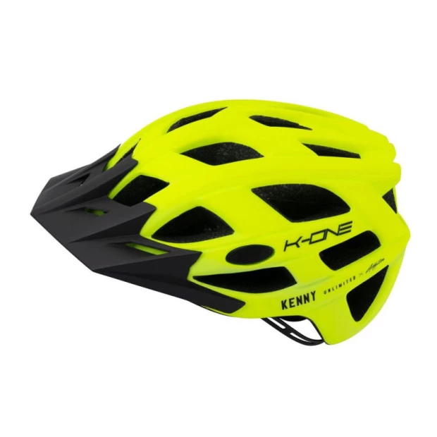 Casque VTT Kenny K-One Jaune Fluo 1 Casque VTT Kenny K-One Jaune Fluo