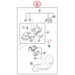 Corps De Manette De Frein Et De Dérailleur Shimano Dura Ace ST-9000 - Gauche - 2 Vitesses