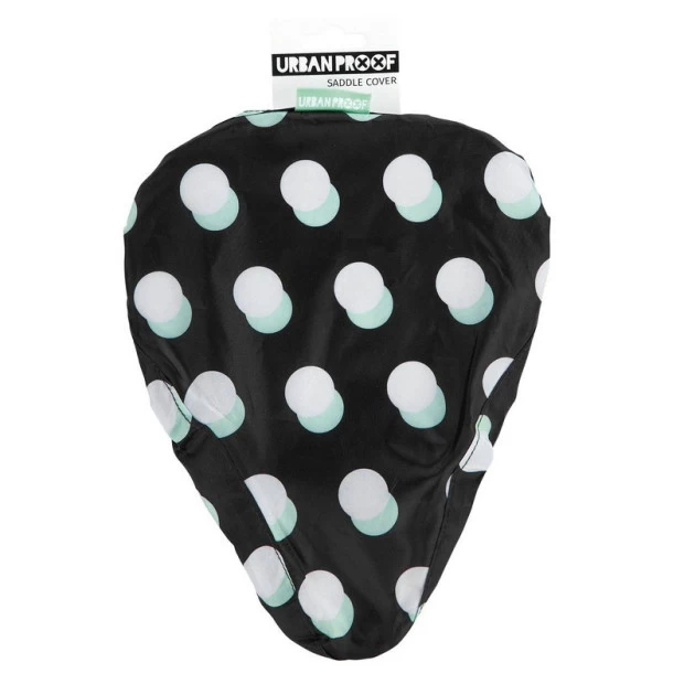 Couvre-selle Universel Urban Proof - Noir / Ronds Blancs 1 Couvre-selle Universel Urban Proof - Noir / Ronds Blancs