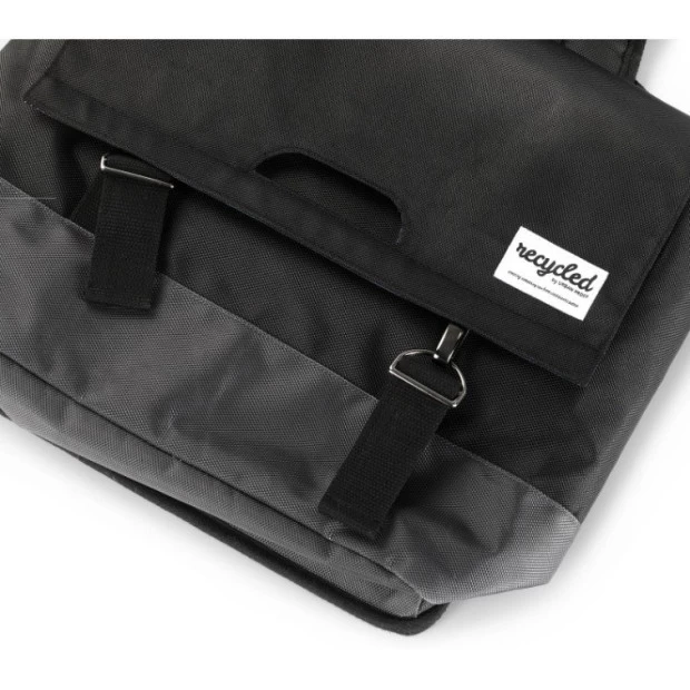 Paire De Sacoches Recyclées Urban Proof 55L Noir/Gris 2 Paire De Sacoches Recyclées Urban Proof 55L Noir/Gris – Image 2