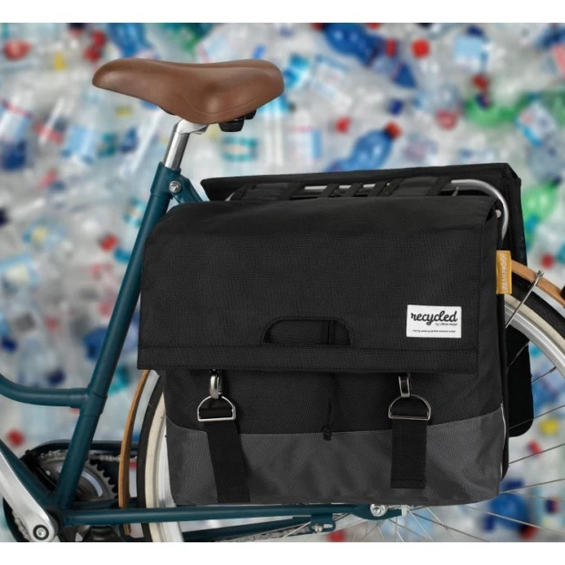 Paire De Sacoches Recyclées Urban Proof 55L Noir/Gris 3 Paire De Sacoches Recyclées Urban Proof 55L Noir/Gris – Image 3